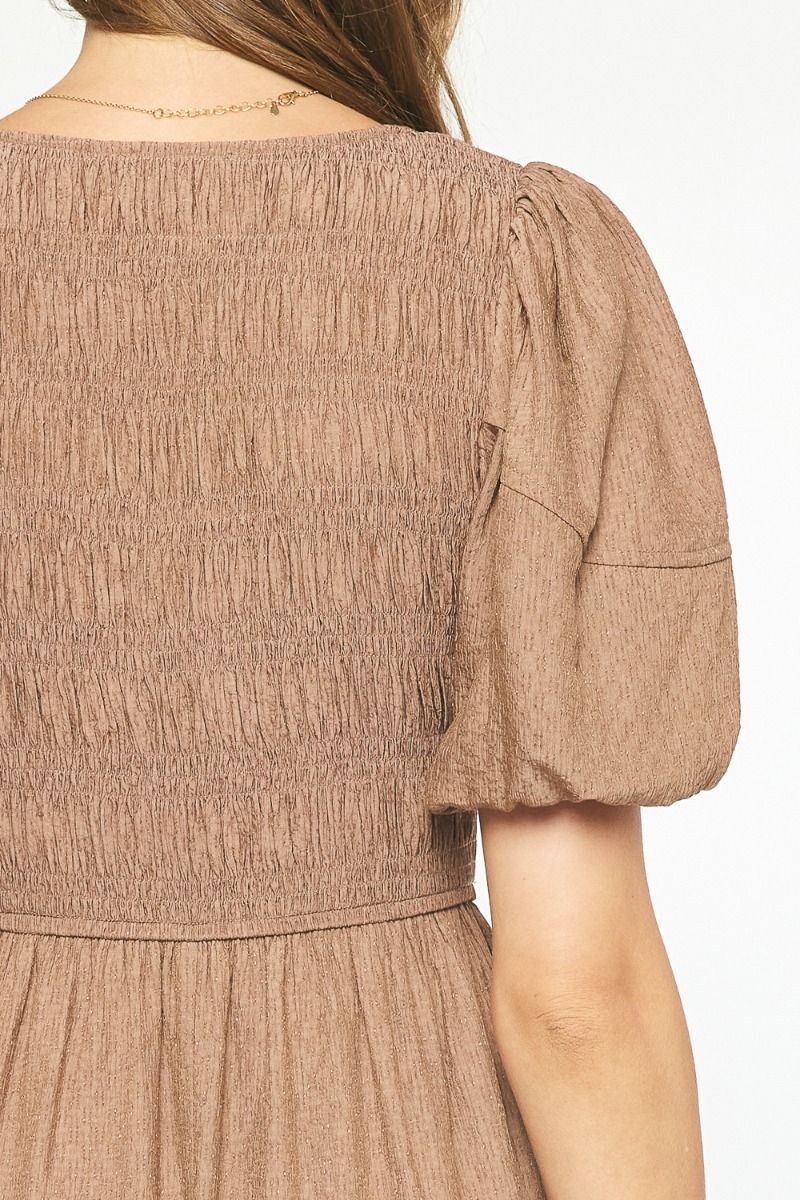 Harvest Festival Dress - Mocha