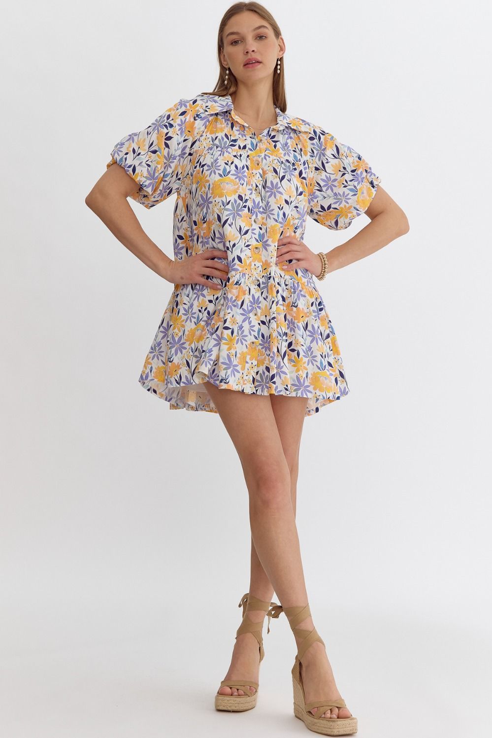 Spring On By Dress - Sunflower