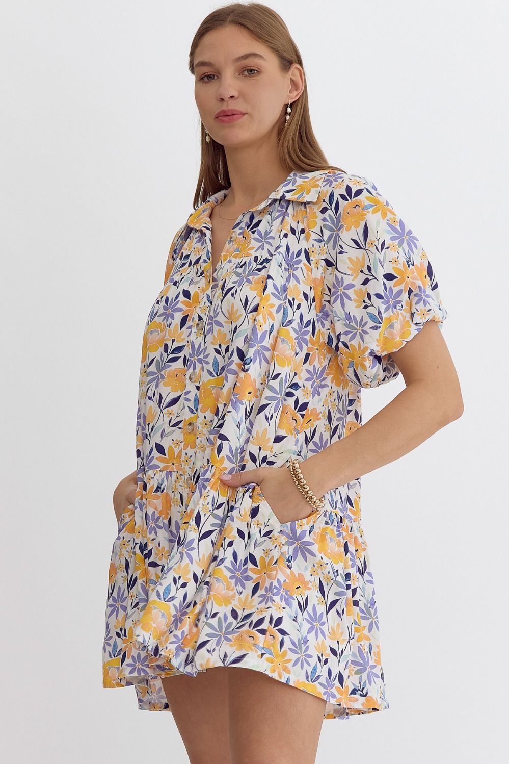 Spring On By Dress - Sunflower