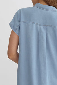 Set Straight Dress - Lt Denim