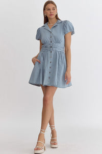 Outer Range Dress - Lt Denim
