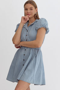 Outer Range Dress - Lt Denim