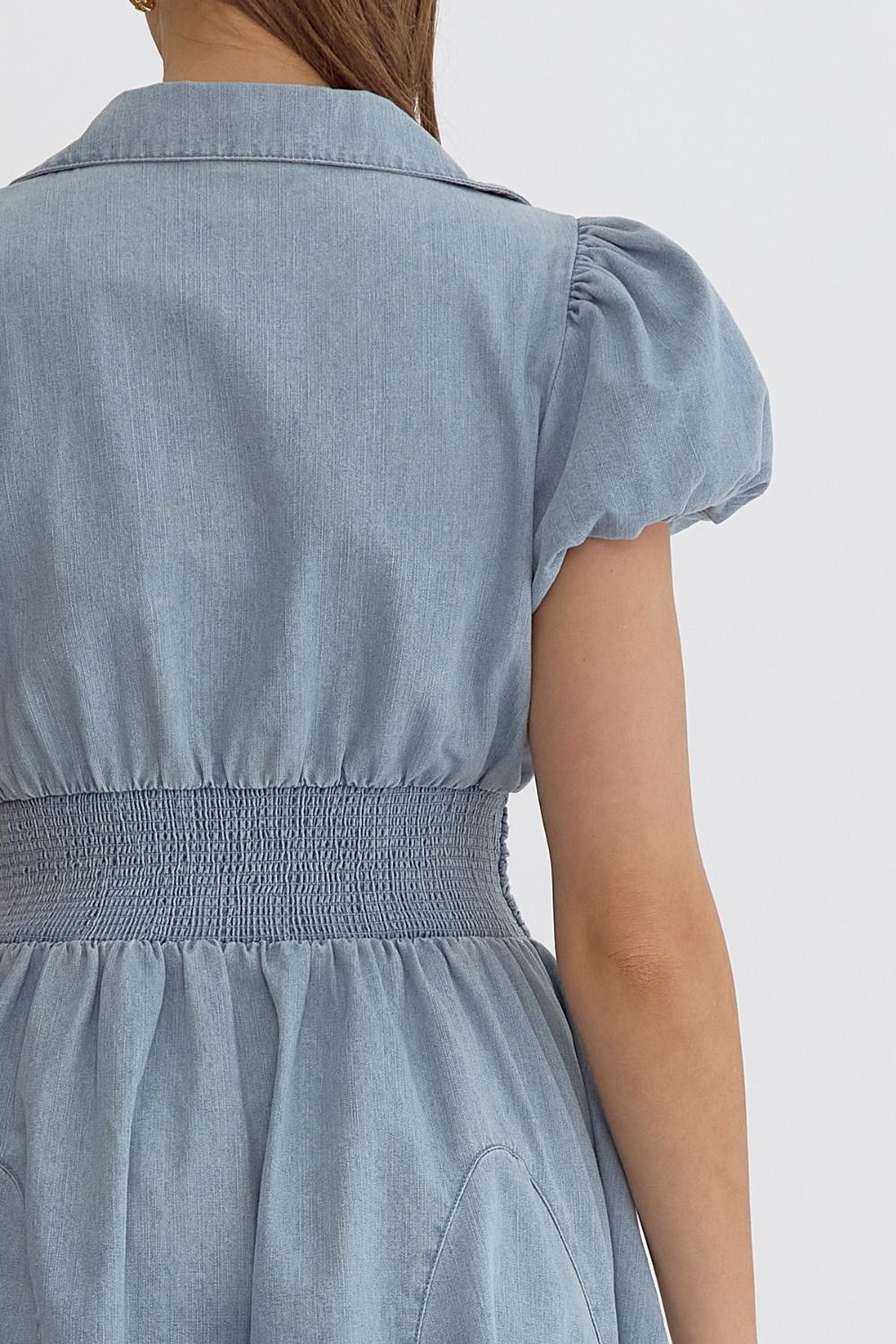 Outer Range Dress - Lt Denim