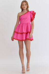 Making Waves Dress - Pink