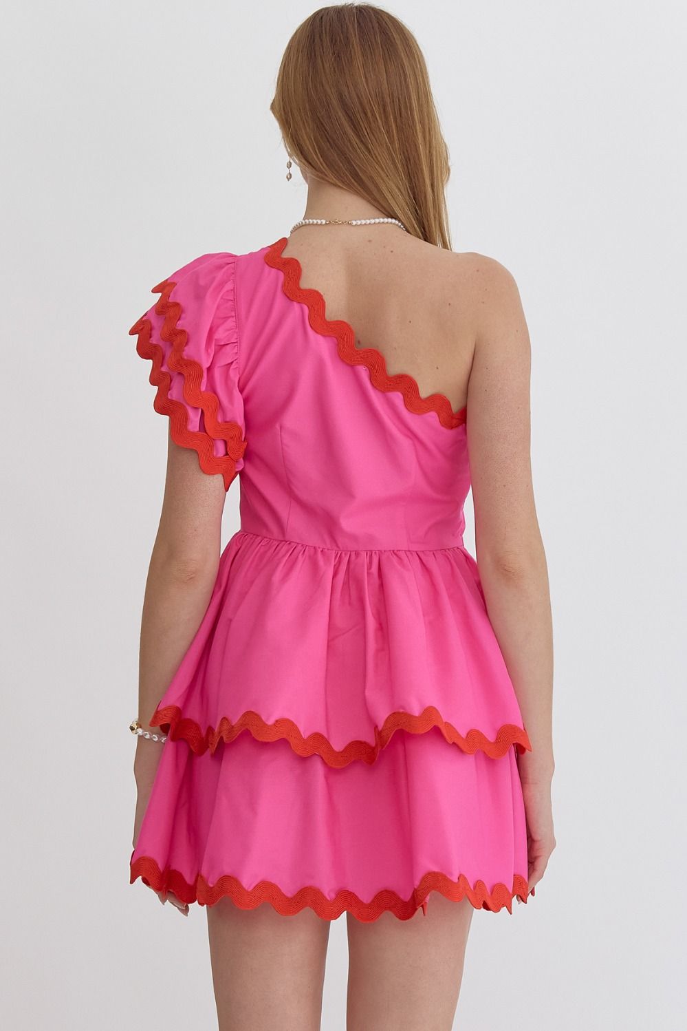 Making Waves Dress - Pink