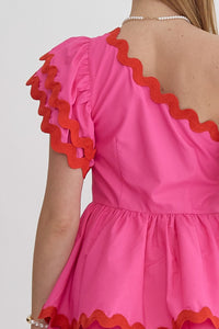 Making Waves Dress - Pink