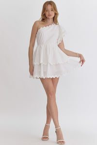 Making Waves Dress - White