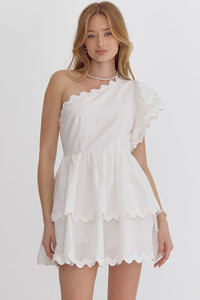 Making Waves Dress - White