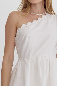 Making Waves Dress - White