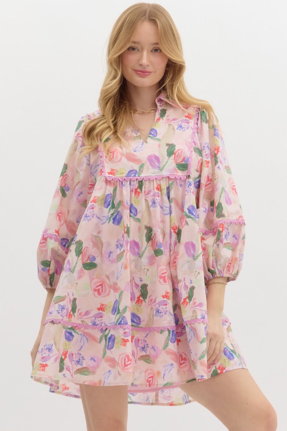 Sweet Serenity Dress - Pink
