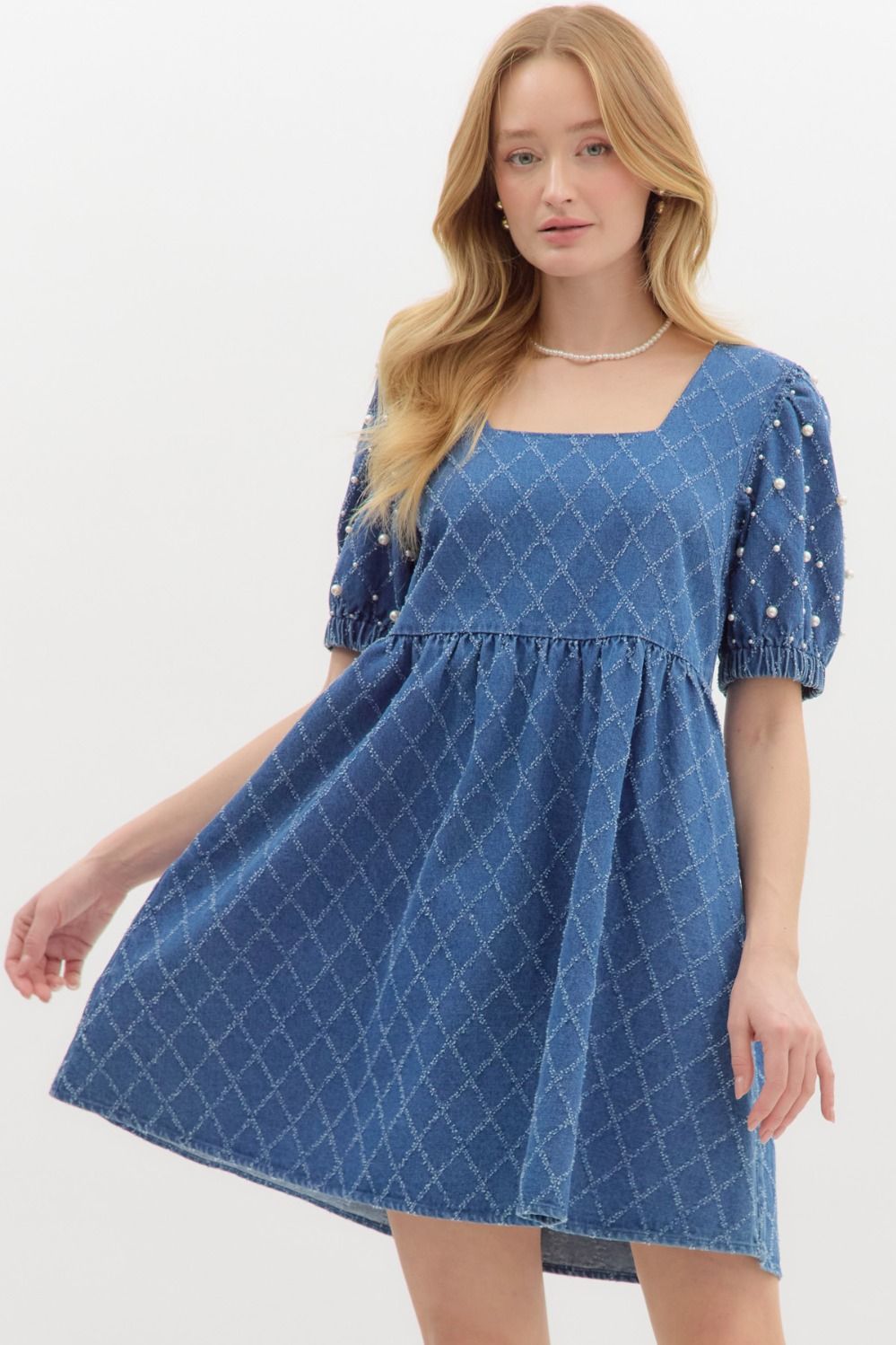 Hidden Treasure Dress - Denim