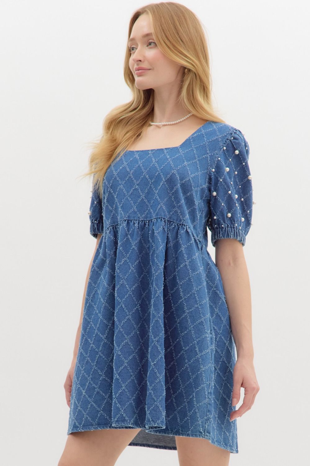 Hidden Treasure Dress - Denim