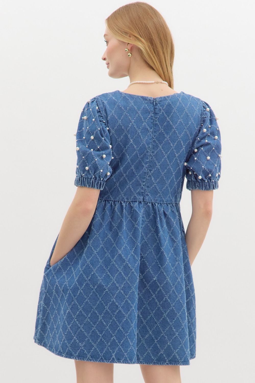 Hidden Treasure Dress - Denim
