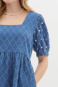 Hidden Treasure Dress - Denim