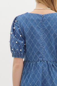 Hidden Treasure Dress - Denim