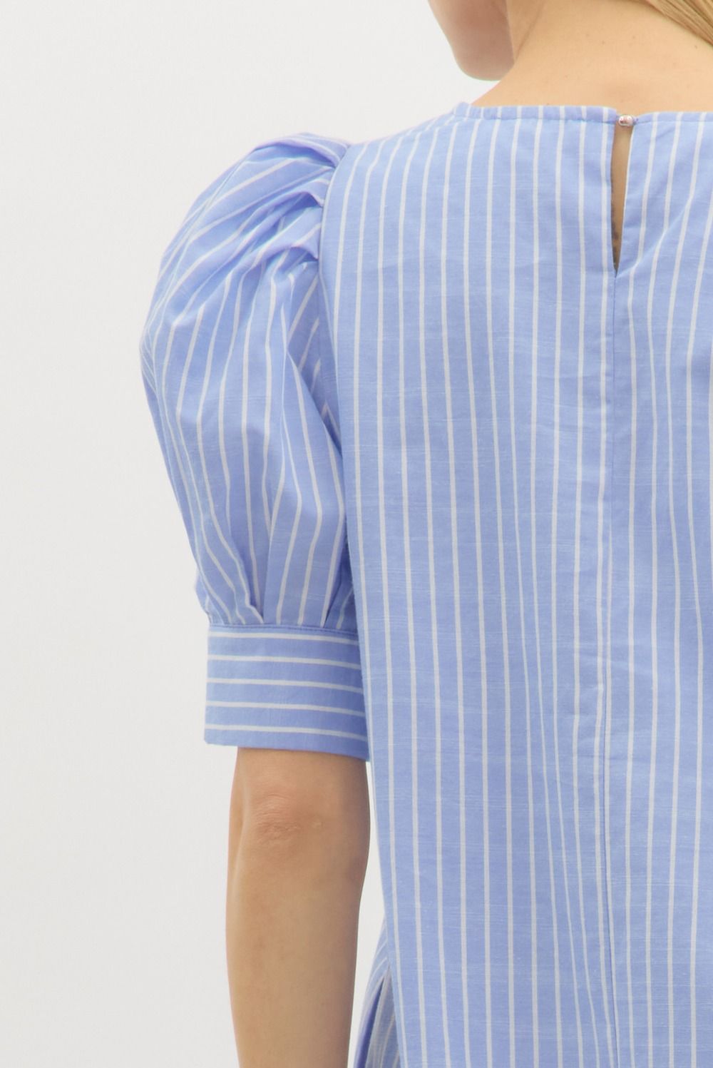 Along Those Lines Dress - Blue