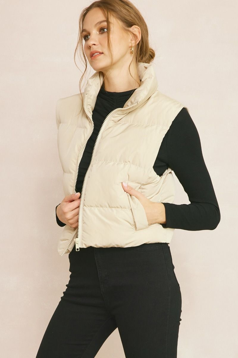 Double Down Vest - Sand – Sage in Bloom