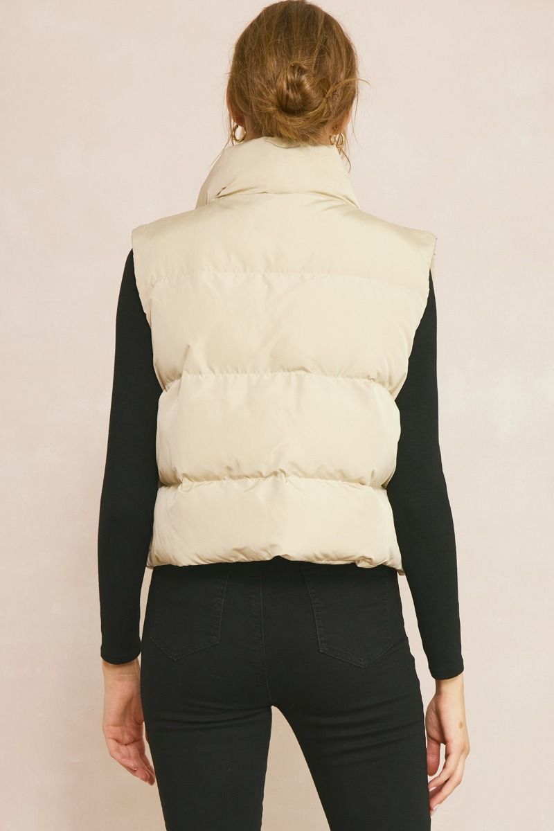 Double Down Vest - Sand