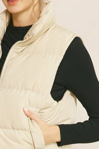 Double Down Vest - Sand