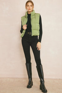 Double Down Vest - Sage