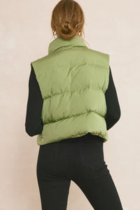 Double Down Vest - Sage