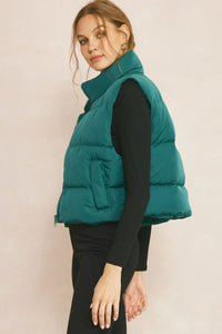 Double Down Vest - Green