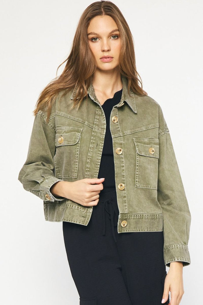 Out Of Frame Jacket - Olive