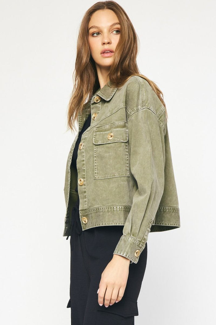 Out Of Frame Jacket - Olive