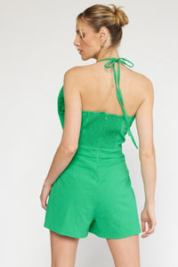 Greatest Gift Romper - Green