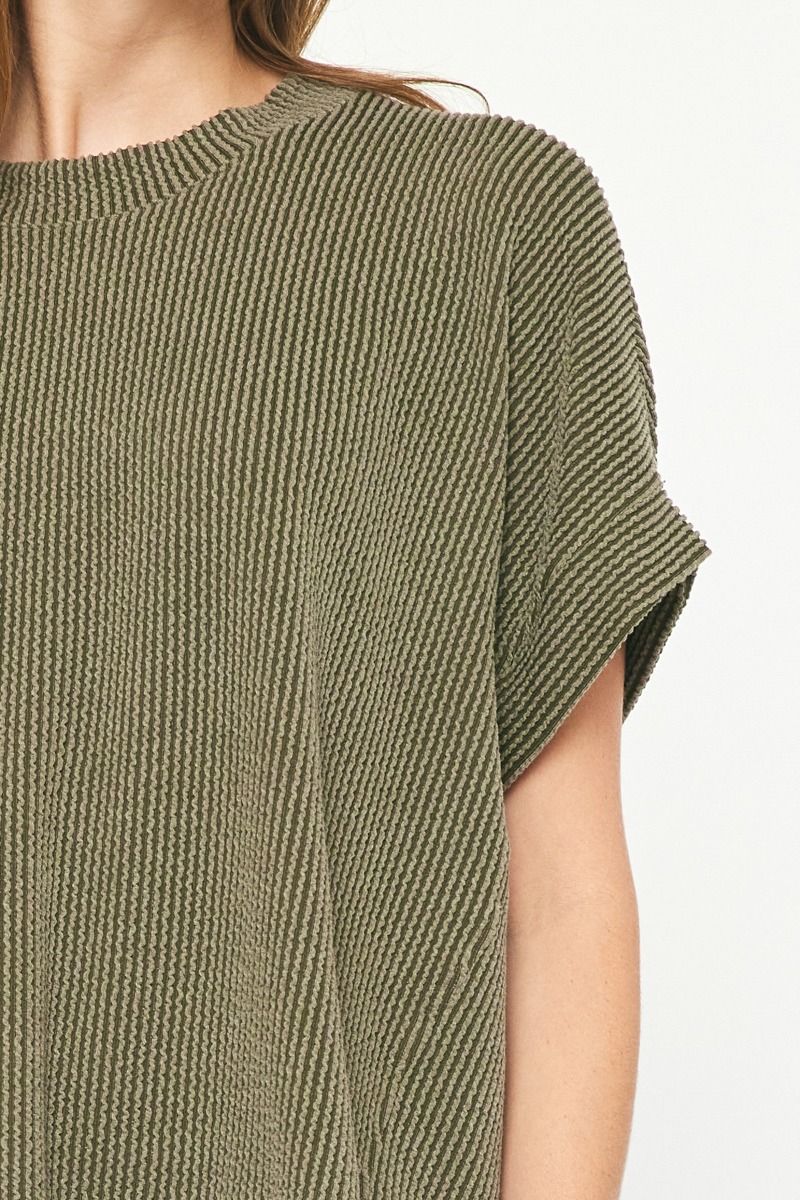 Lead The Way Top - Olive