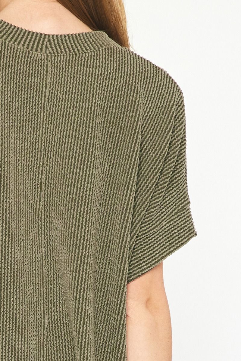Lead The Way Top - Olive
