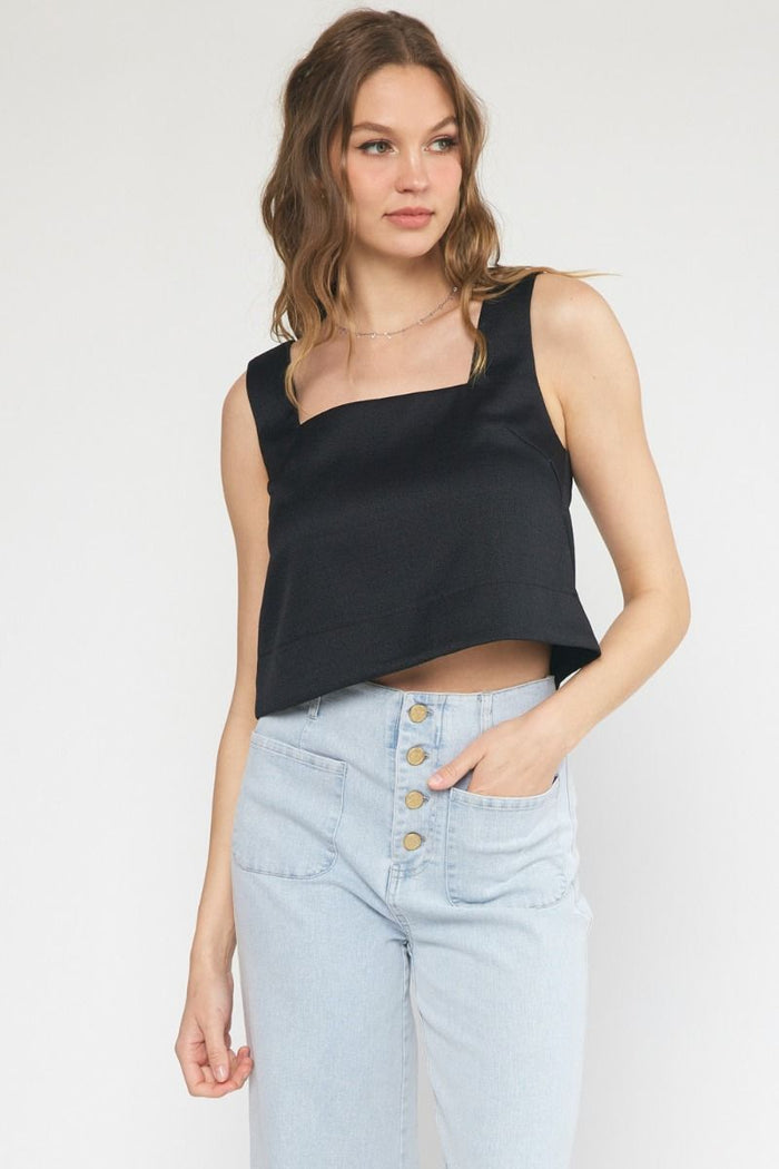 Blunt Truths Top - Black