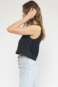 Blunt Truths Top - Black