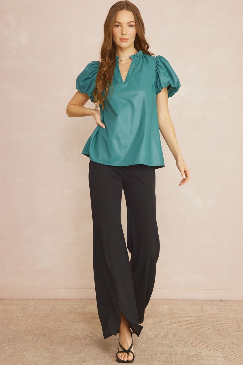 Life Of Leisure Top - Teal