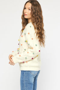 On The Dot Sweater - Cream