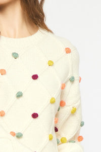 On The Dot Sweater - Cream
