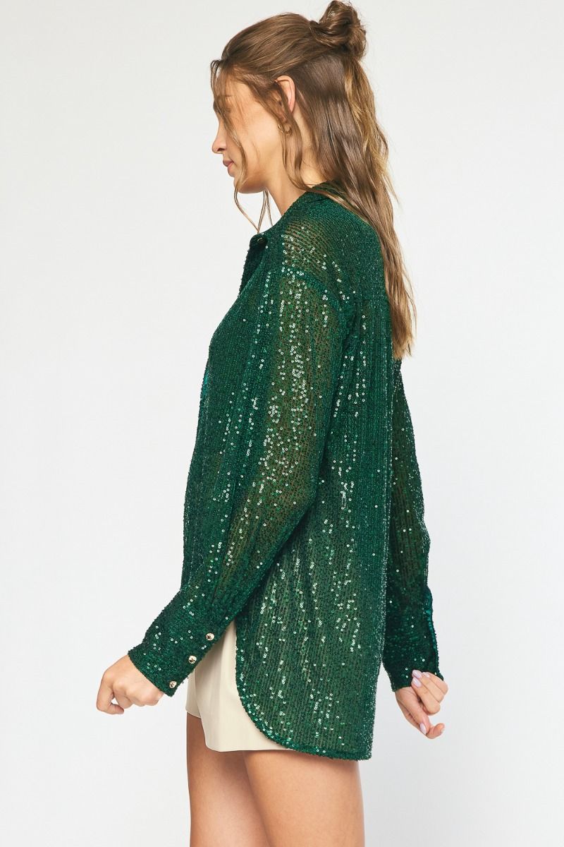 Sparkle Bright Top - Green