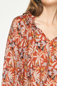 Autumn Day Top - Rust