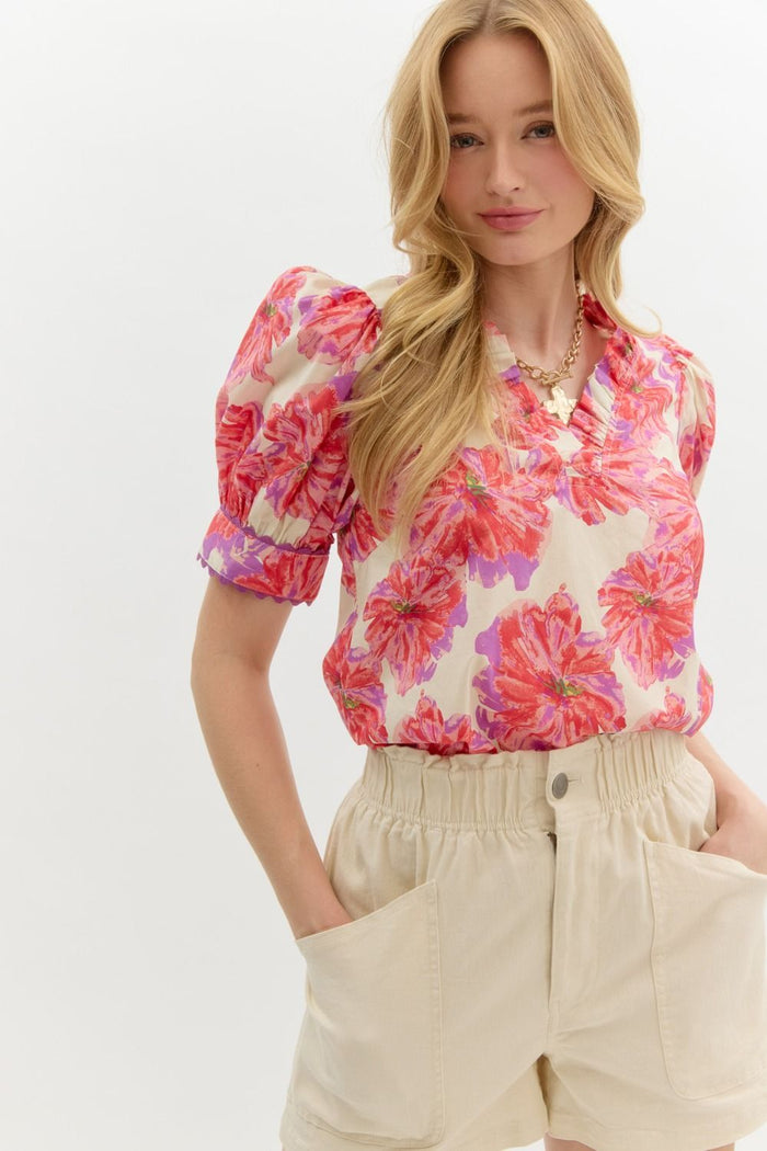Tend Your Garden Top - Red
