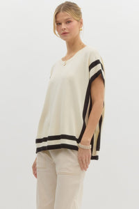 Streamline Promenade Top - Cream