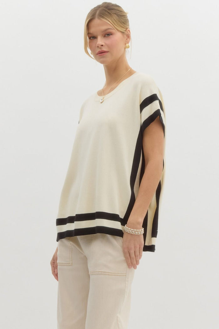 Streamline Promenade Top - Cream