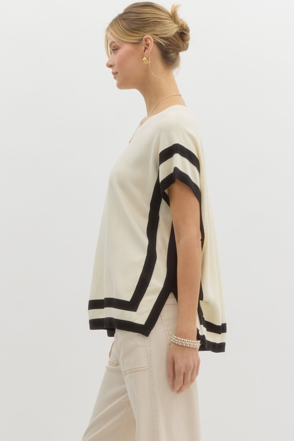 Streamline Promenade Top - Cream