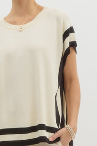 Streamline Promenade Top - Cream