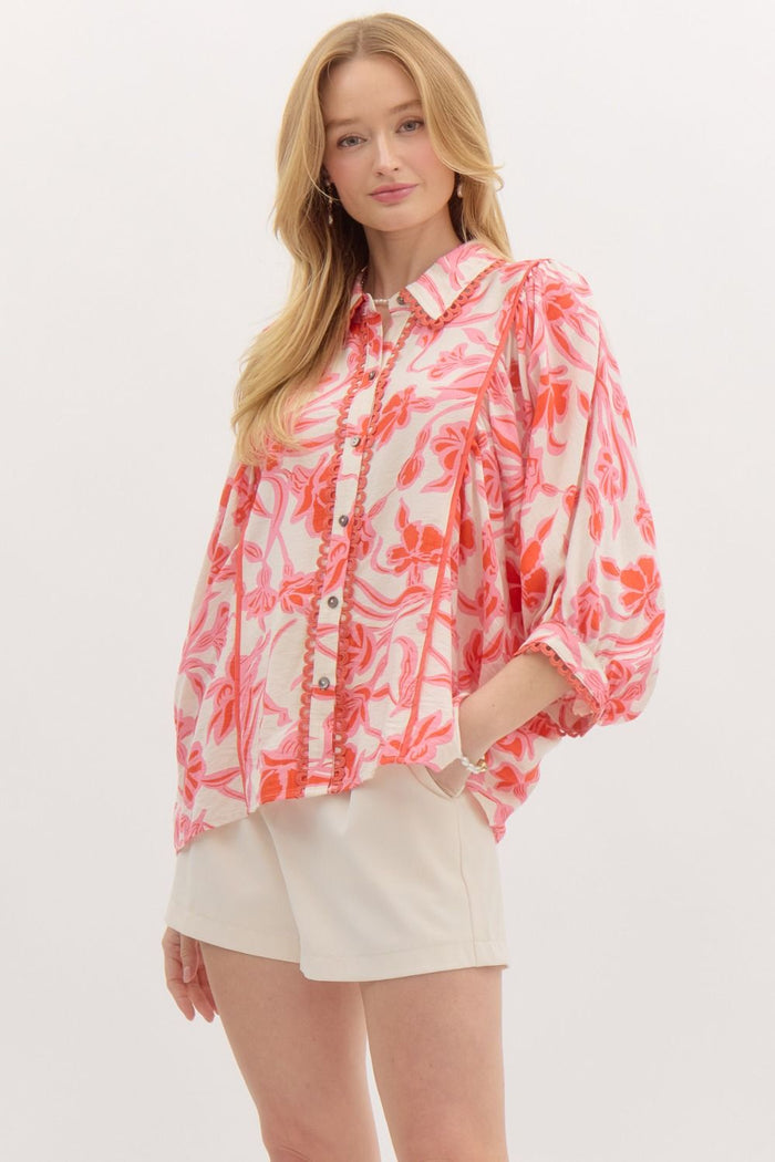 Budding Visionary Top - Pink