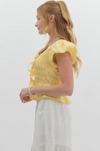 Gathering Hope Top - Lemon