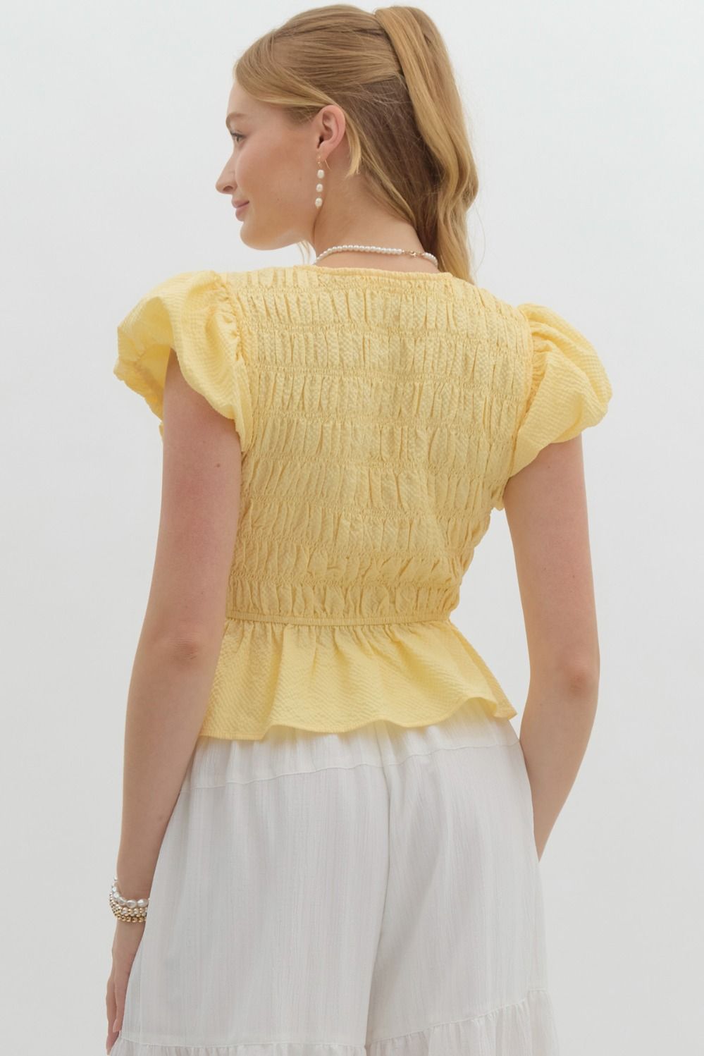 Gathering Hope Top - Lemon