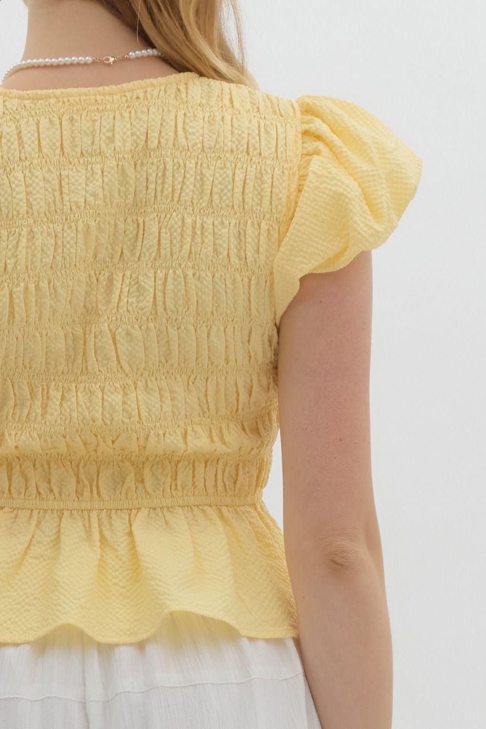 Gathering Hope Top - Lemon