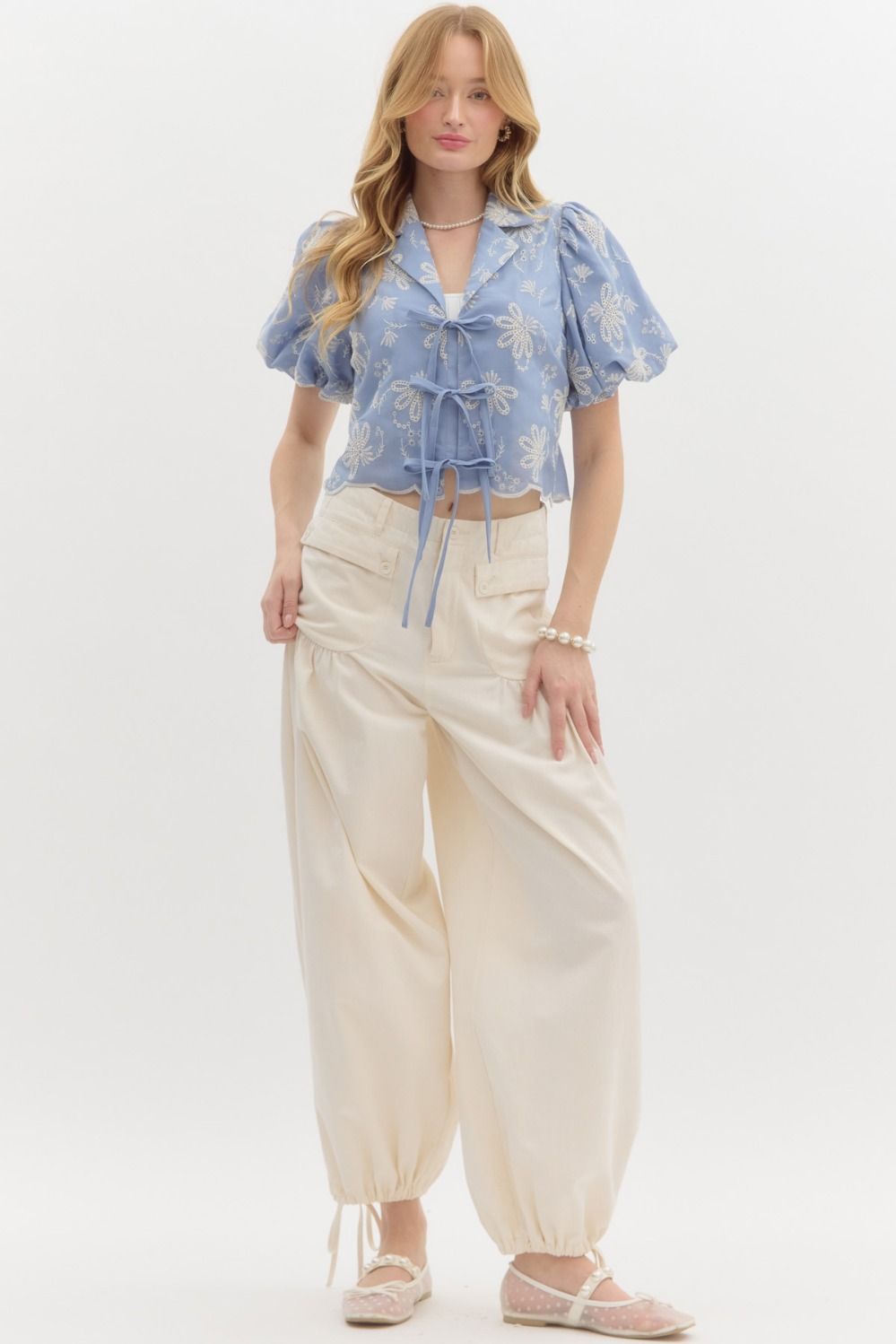 Well Wisher Top - Blue