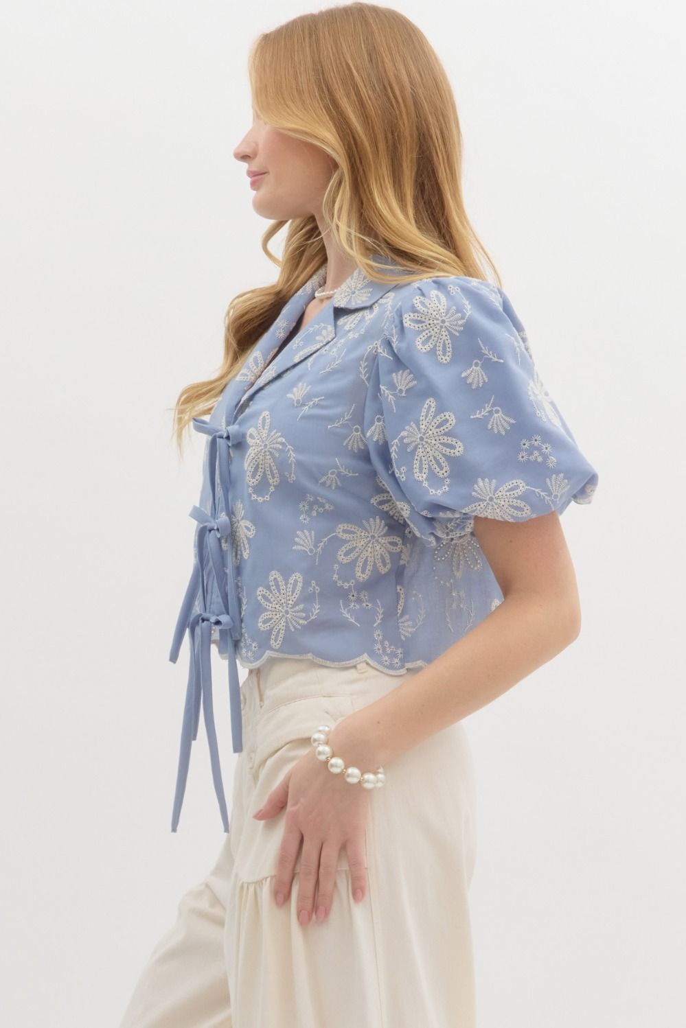 Well Wisher Top - Blue