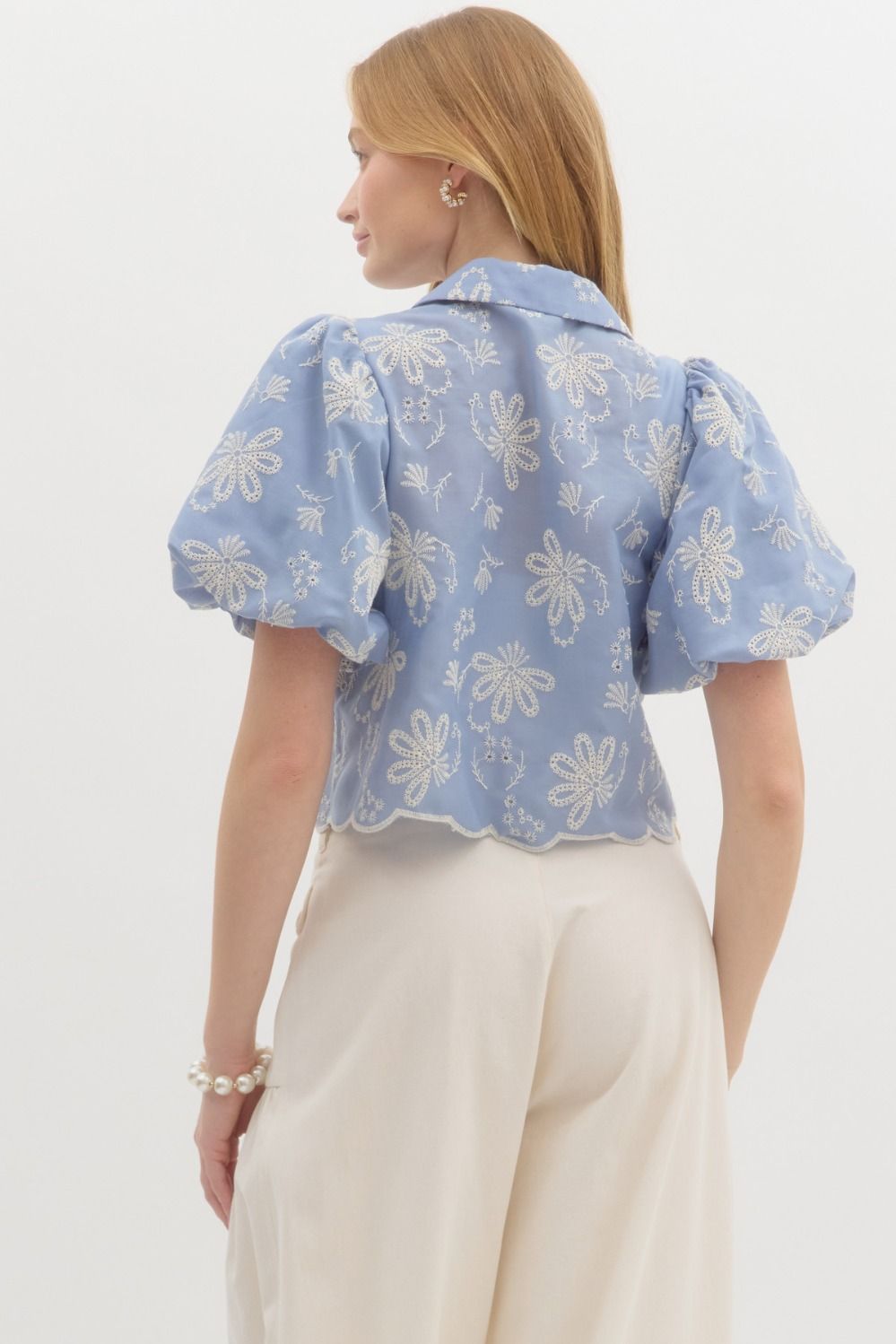 Well Wisher Top - Blue